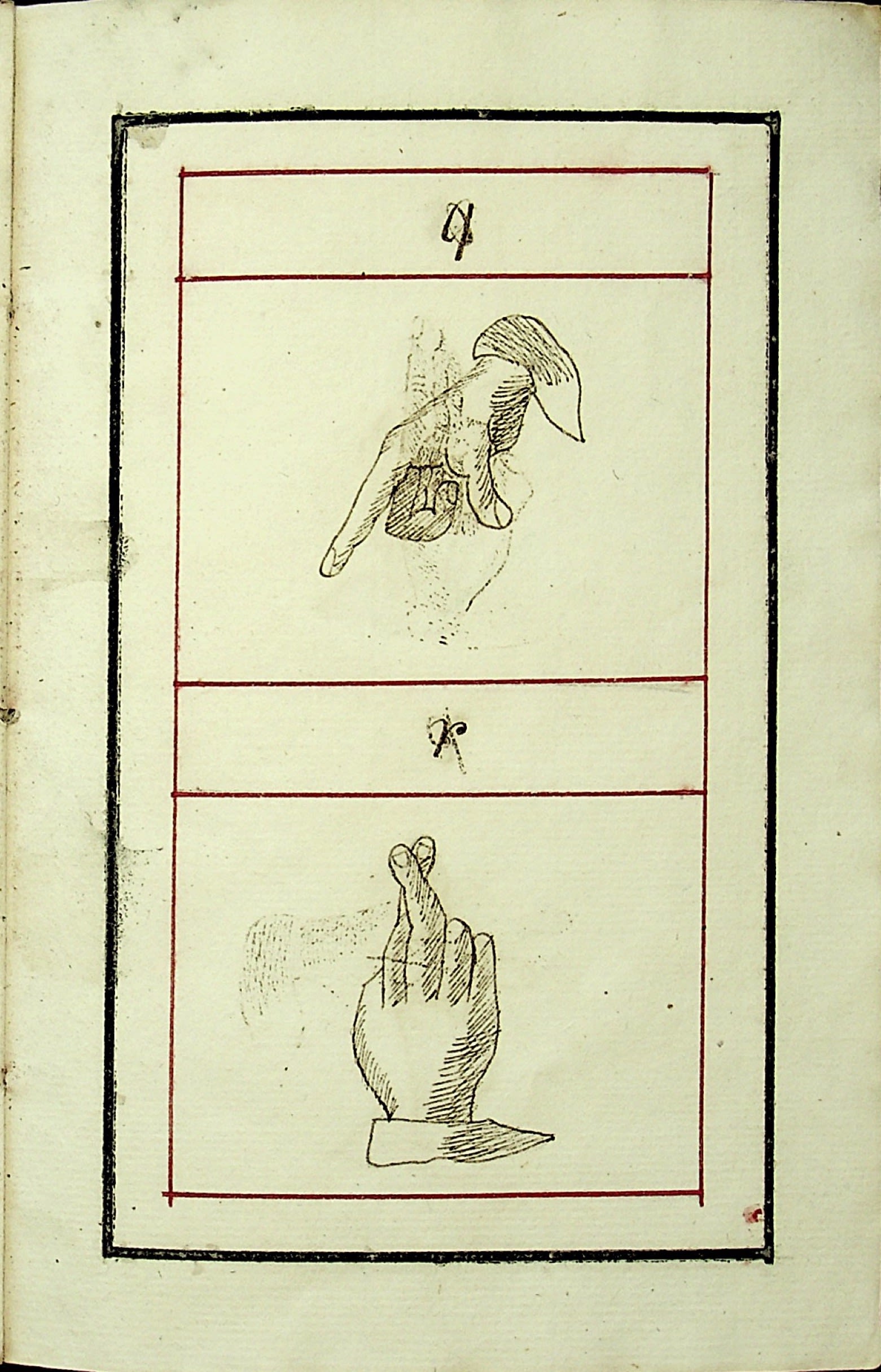 An example from the illustrated hand alphabet book by J.L. Mörser